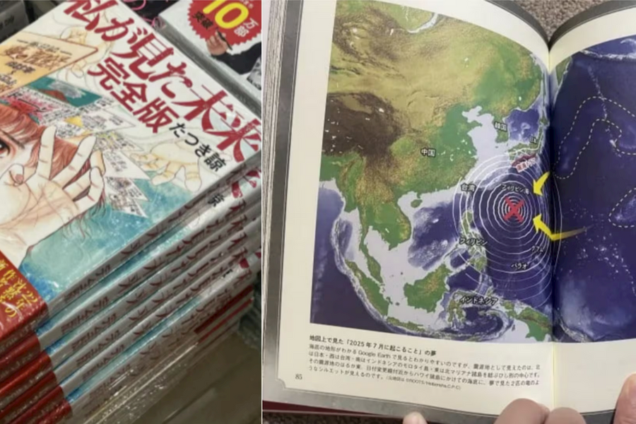 Truyện tranh 'tiên tri' ngày tận thế khiến khách du lịch rời khỏi Nhật Bản