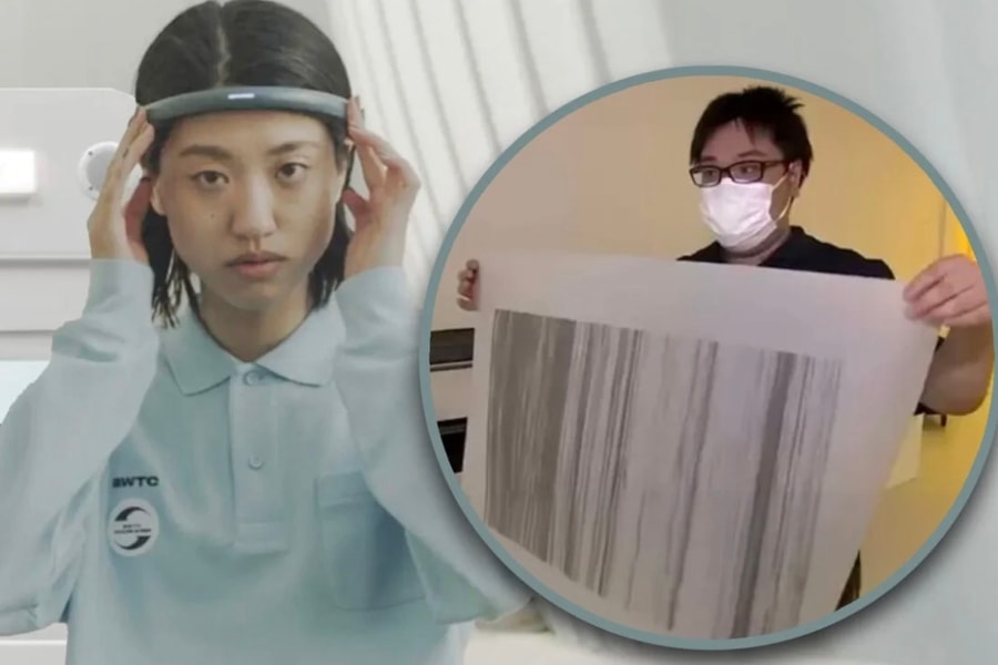 Công ty Nhật Bản biến sóng não thành tranh nghệ thuật