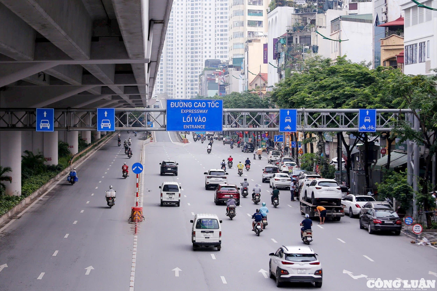Phân làn phương tiện tạo sự thông thoáng, giảm xung đột giao thông