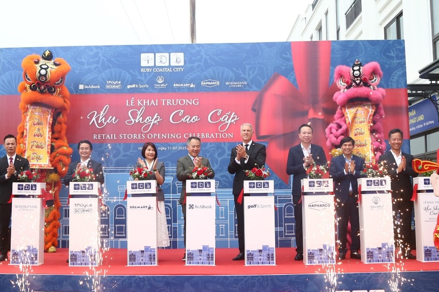 Khai trương khu shop cao cấp tại Ruby Tree Golf Villas: Nâng tầm tiện ích và tiện nghi tại trung tâm Đồ Sơn