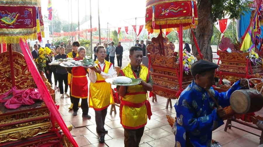 Lễ hội Bánh dày đình Lục Giáp là Di sản văn hoá phi vật thể quốc gia