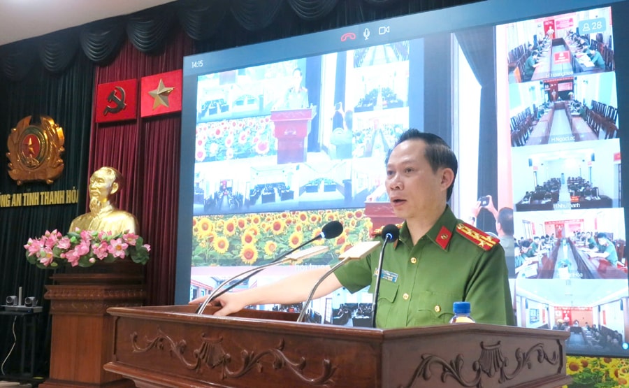 Thanh Hoá: Mở các đợt cao điểm tấn công, trấn áp, giải quyết các vấn đề phức tạp về tội phạm