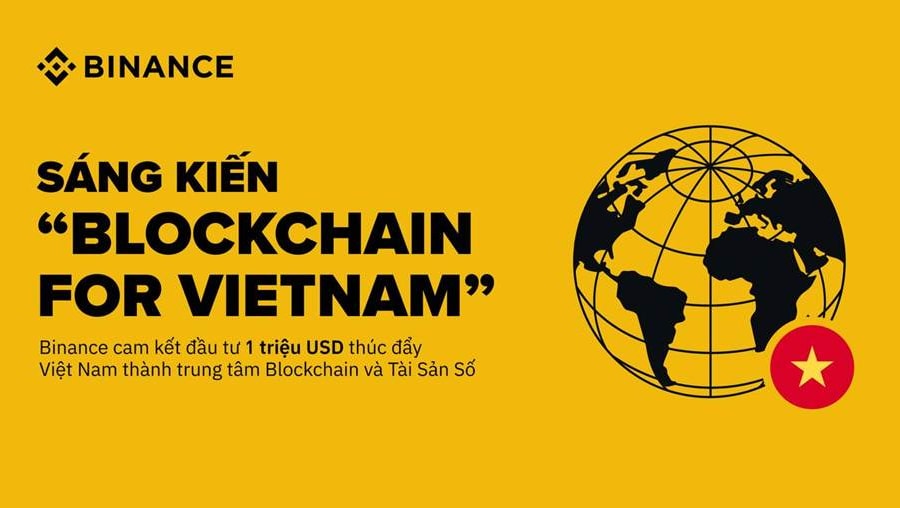 Binance đầu tư hơn 1 triệu USD thúc đẩy Việt Nam thành thành trung tâm blockchain và tài sản số của khu vực