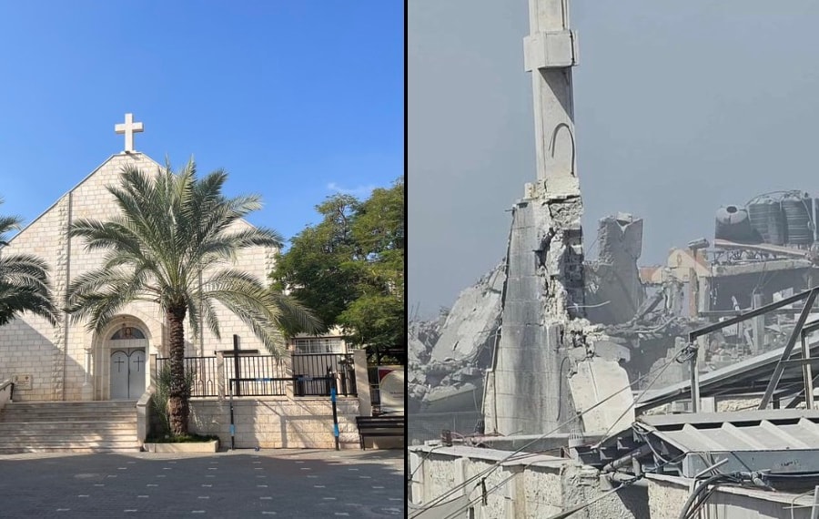 Xe tăng Israel bắn vào nhà thờ Công giáo ở Gaza, nhiều người thương vong