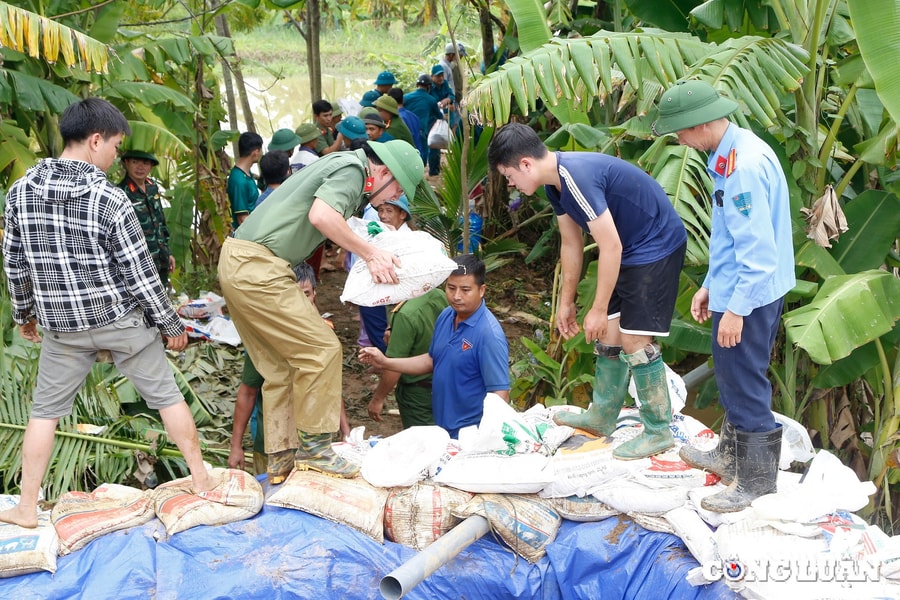 Lũ lên nhanh trên sông Cầu, sông Thương, sông Lục Nam, các tỉnh Bắc Bộ khẩn trương hộ đê