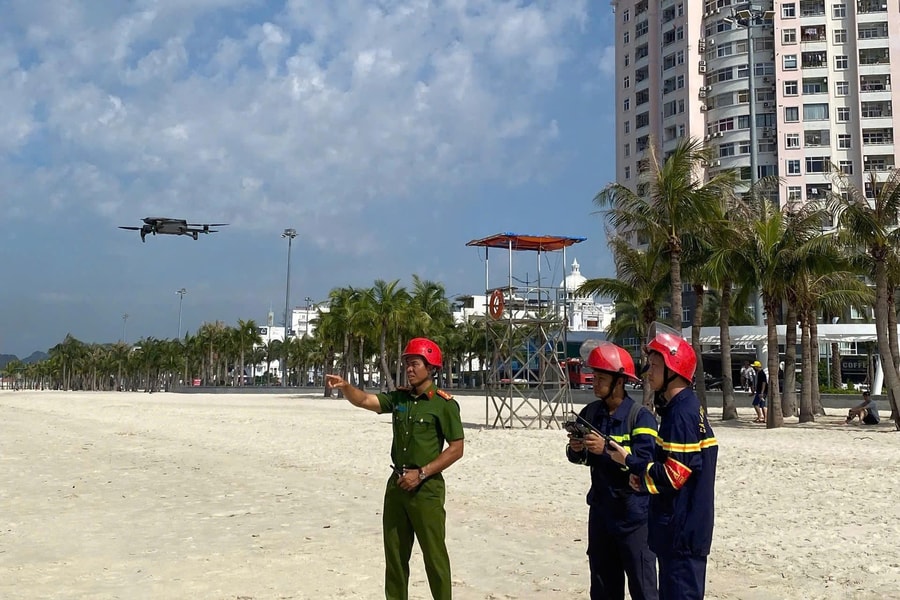 Tìm thấy thi thể người đàn ông mất tích ở bãi tắm Hòn Gai, Quảng Ninh