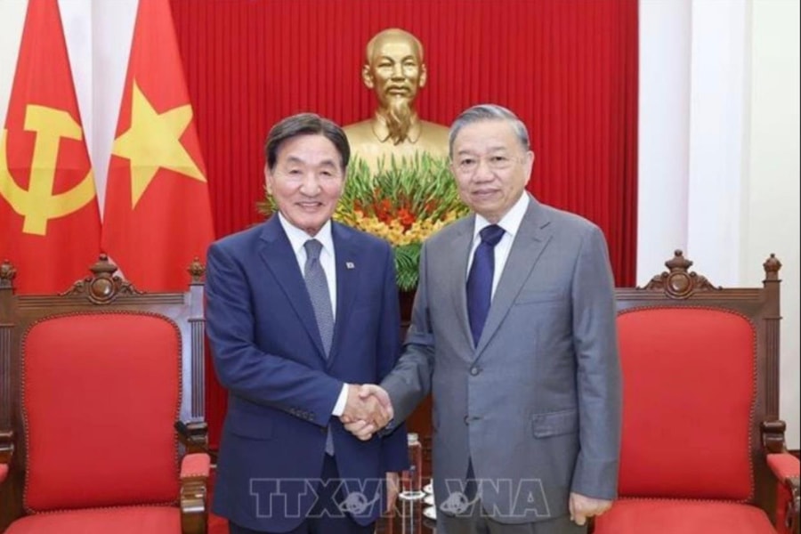 Tổng Bí thư Tô Lâm tiếp Đặc phái viên của Tổng thống Hàn Quốc