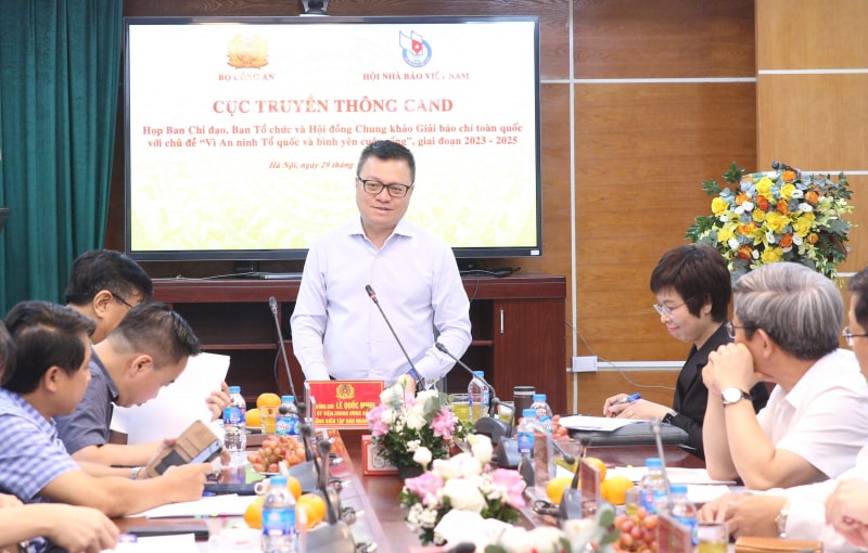 Gần 1.300 tác phẩm tham dự Giải báo chí "Vì An ninh Tổ quốc và bình yên cuộc sống"