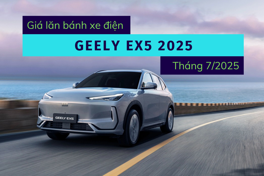 Bảng giá lăn bánh Geely EX5 - Xe điện vừa ra mắt Việt Nam