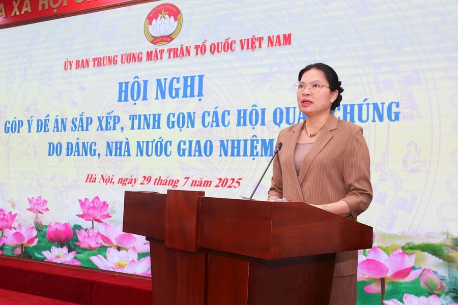 Hoàn thiện Đề án sắp xếp hội quần chúng trước 31/8: Tinh gọn, hiệu quả, phù hợp Chính phủ số