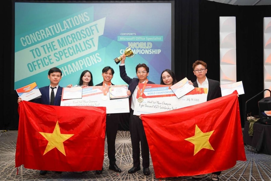 Việt Nam lọt top 5 toàn cầu Tin học văn phòng thế giới