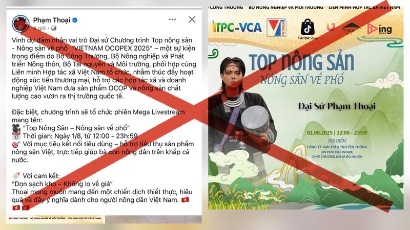 Bộ Công Thương bác bỏ thông tin Phạm Thoại là "đại sứ" Hội chợ