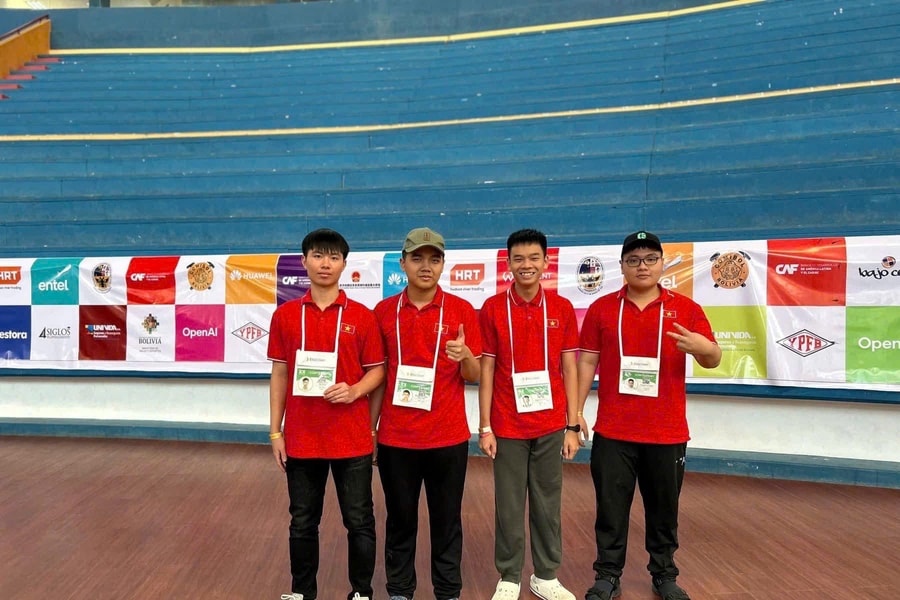 Lần đầu tiên Gia Lai có học sinh đoạt huy chương vàng Olympic Tin học quốc tế