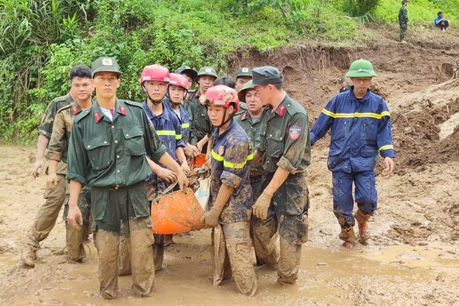 Điện Biên: Tìm thấy thi thể 2 anh em bị vùi lấp sau trận mưa lũ