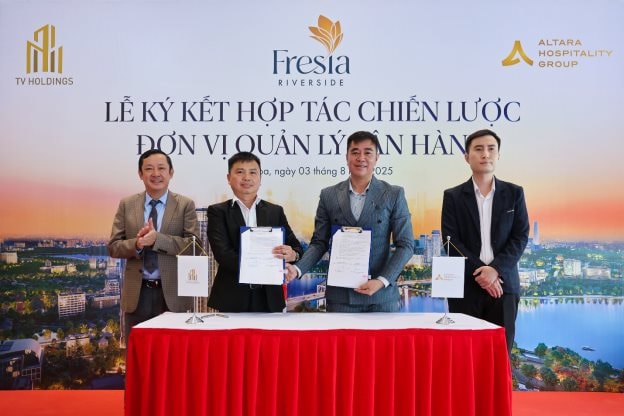 TV Holdings ký kết hợp tác chiến lược với Altara Hospitality Group - đơn vị quản lý vận hành dự án Fresia Riverside