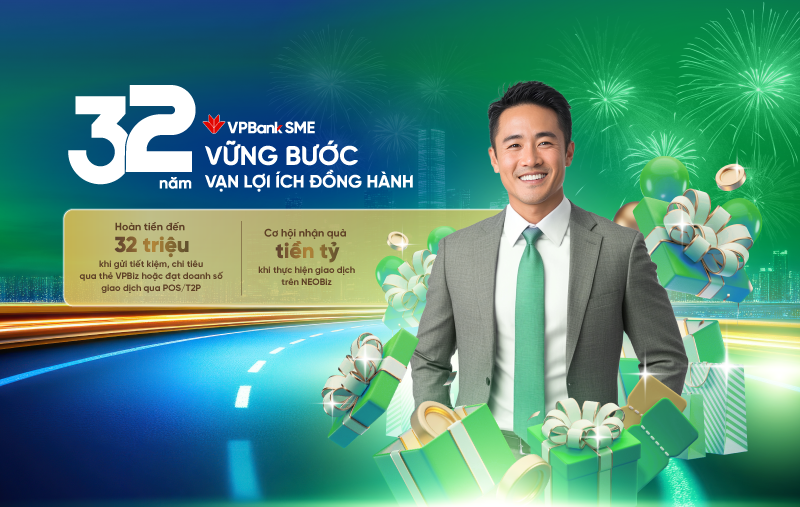 VPBankSME tưng bừng khuyến mại tháng 8, tiếp sức doanh nghiệp bứt phá