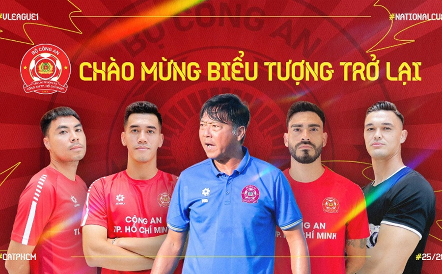 Công An TP.HCM chính thức trở lại: Hồi sinh biểu tượng một thời của bóng đá Việt