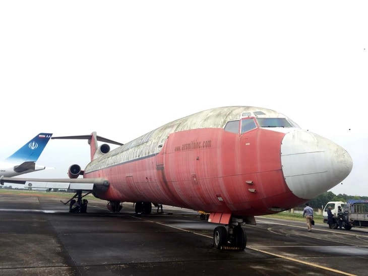 18 năm bị bỏ rơi ở Nội Bài, Boeing B727 sắp 'hồi sinh' thành giáo cụ hàng không