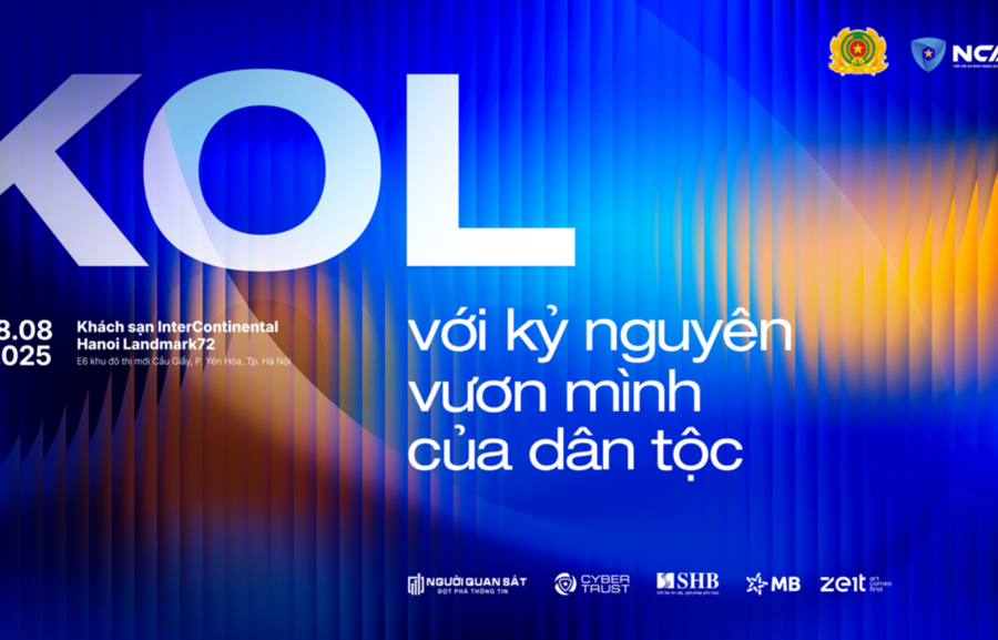 Hội nghị 'KOL với kỷ nguyên vươn mình của dân tộc' sẽ diễn ra tại Hà Nội vào ngày 18/8