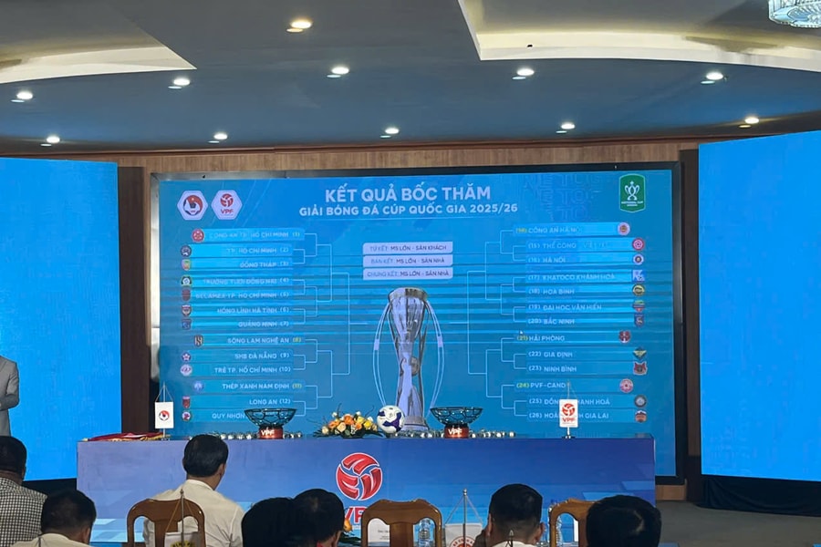 Cúp Quốc gia 2025/26 mở màn với loạt derby rực lửa ở Thủ đô