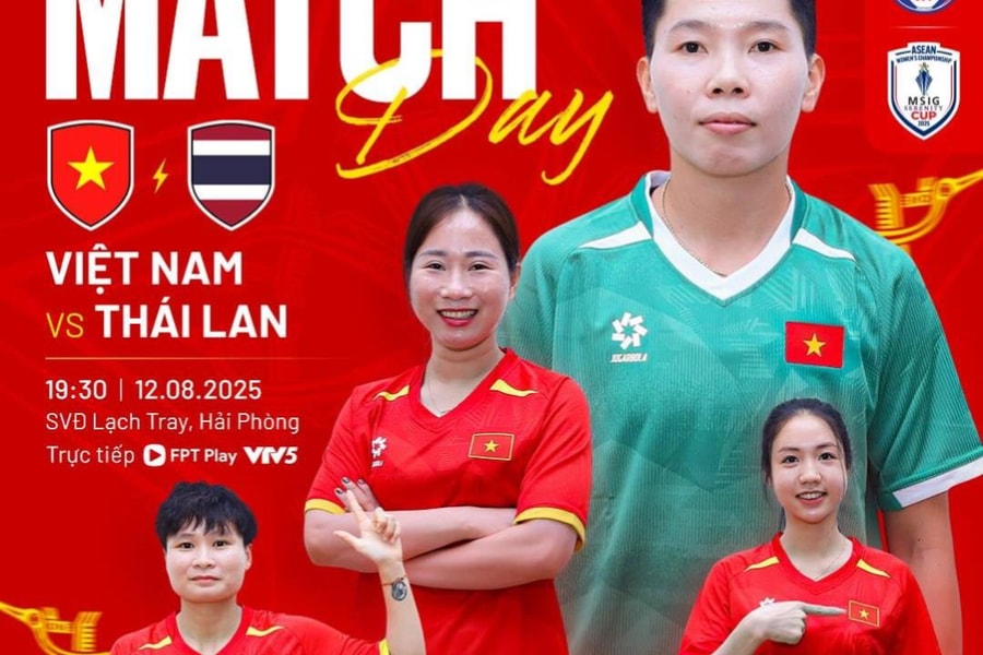Điểm tin thể thao 12/8: Tuyển nữ Việt Nam quyết đấu Thái Lan tối nay, FIFA báo tin vui về ngôi sao Việt kiều Chung Nguyen Do