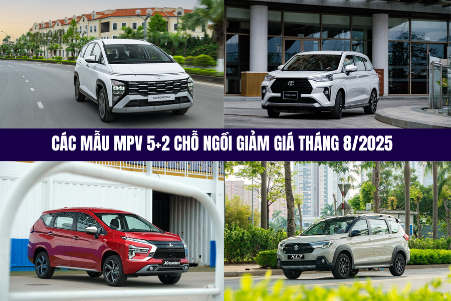 Loạt xe MPV 7 chỗ ngồi giảm giá sâu
