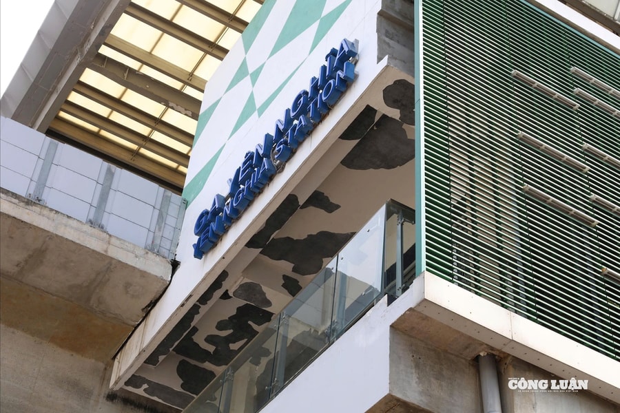 Nhiều hạng mục tuyến metro Cát Linh - Hà Đông xuống cấp