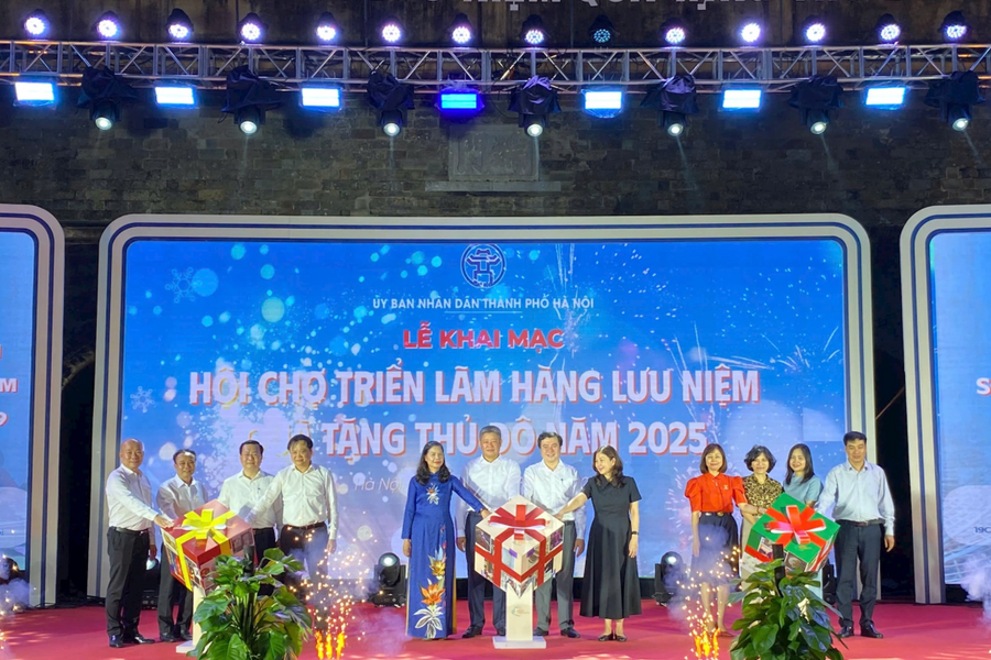 Hội chợ quà tặng Thủ đô 2025 đẩy mạnh phát triển làng nghề