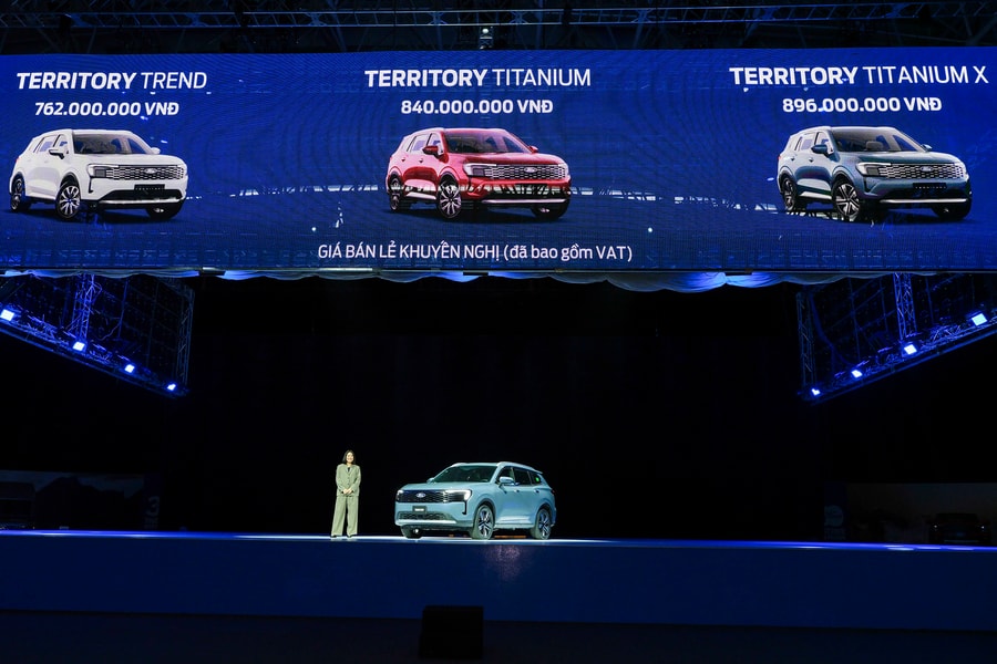 Ford Territory 2025 chính thức ra mắt, giá bán từ 762 triệu đồng