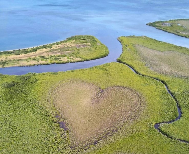 Biến đổi khí hậu đang làm biến dạng 'Trái tim Voh'