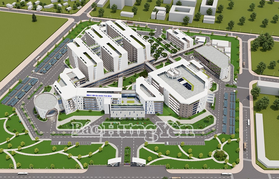 Hưng Yên sắp khởi công Dự án Bệnh viện Đa khoa Thái Bình với quy mô 1.200 giường