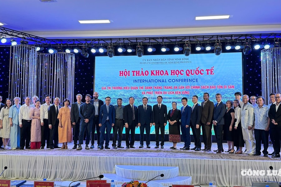 Ninh Bình tổ chức Hội thảo Quốc tế “Giá trị Thương hiệu Quần thể Danh thắng Tràng An gắn với Chính sách Bảo tồn Di sản và Phát triển Du lịch Bền vững”