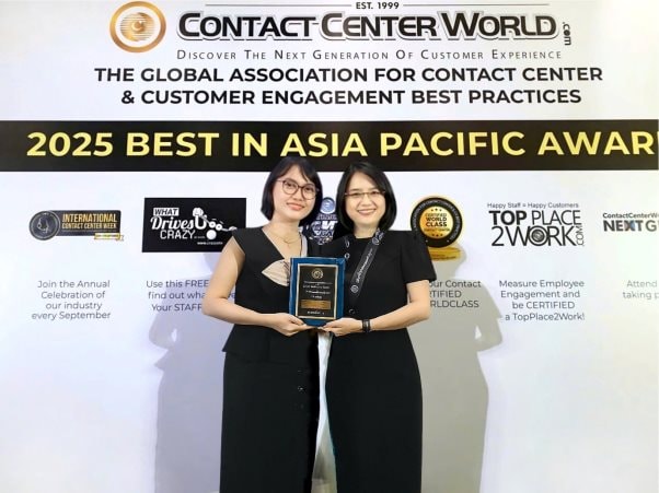 BIDV giành giải thưởng Trung tâm Chăm sóc khách hàng tốt nhất Châu Á Thái Bình Dương – Nâng tầm chuẩn mực dịch vụ khách hàng