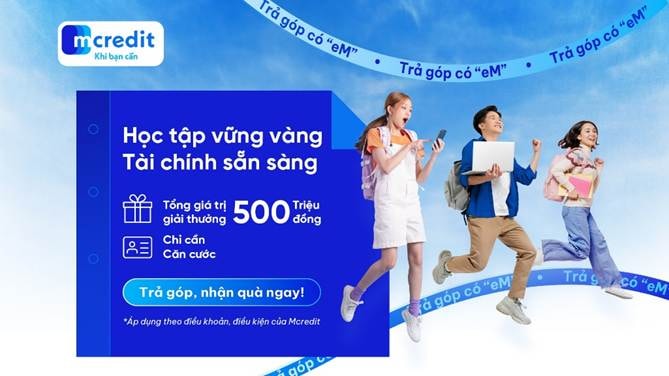 Học tập vững vàng - Tài chính sẵn sàng với Mcredit