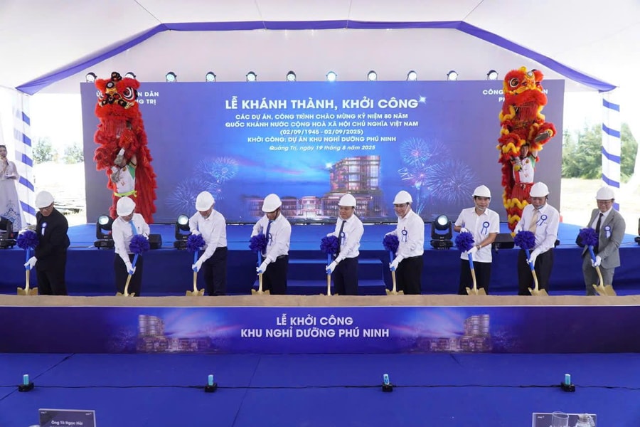 Quảng Trị: Nhiều công trình trọng điểm khởi công, khánh thành chào mừng 80 năm Quốc khánh