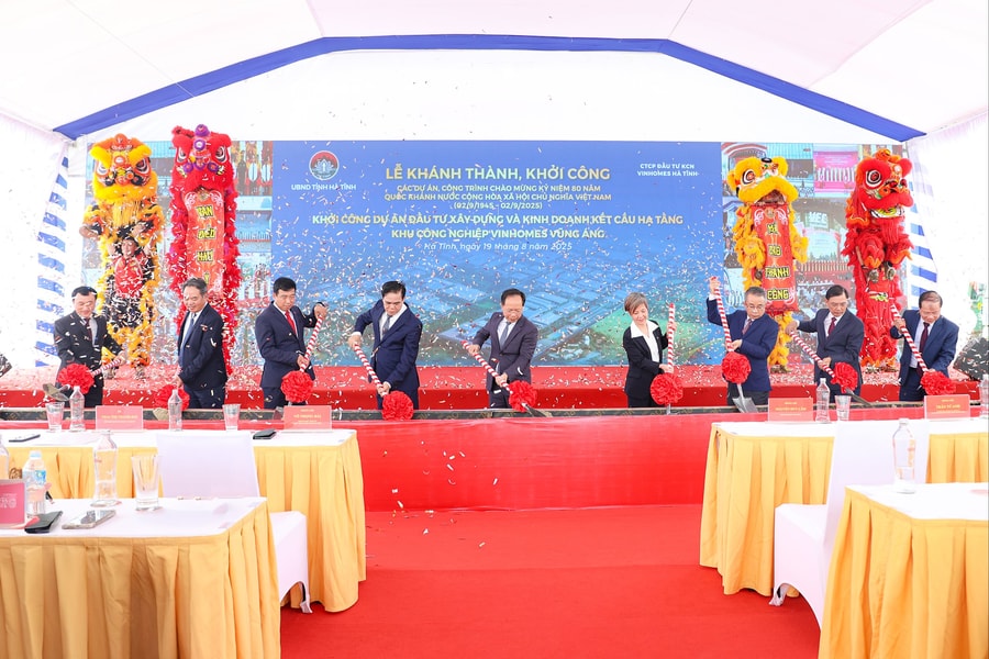 Khánh thành, khởi công đồng loạt 250 dự án trên cả nước: Hà Tĩnh có 3 công trình trọng điểm