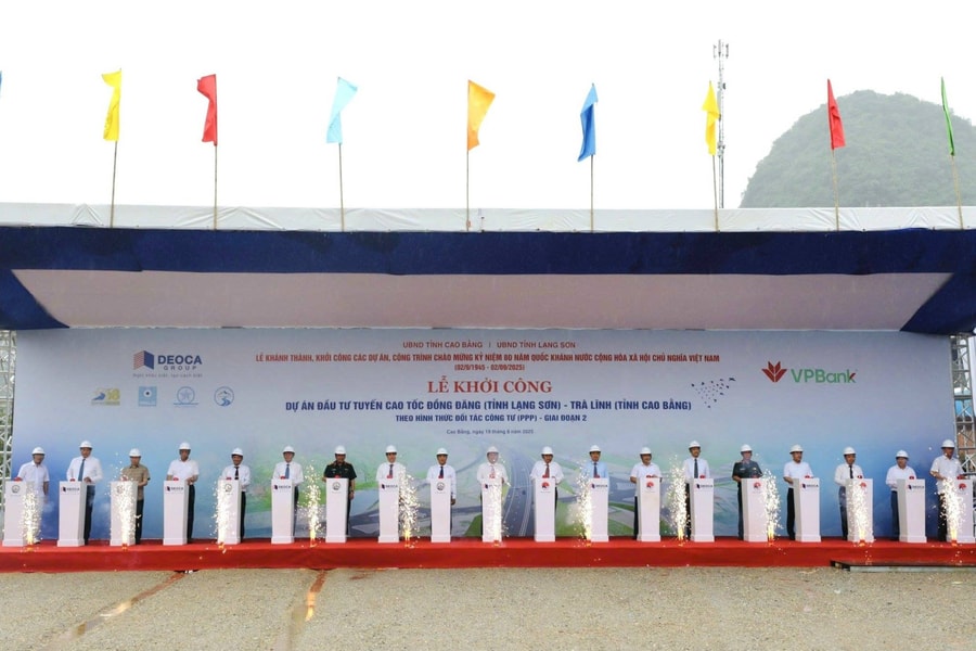 Cao Bằng: Khởi công xây dựng tuyến đường bộ cao tốc Đồng Đăng – Trà Lĩnh giai đoạn 2