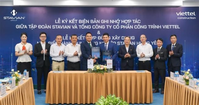 Stavian Group và Viettel Construction ký kết hợp tác chiến lược, thúc đẩy liên kết chuỗi giá trị công nghiệp – hạ tầng