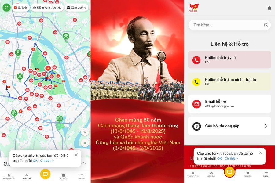 Bộ Y tế khuyến cáo: Đi xem diễu binh, chỉ một chạm với ứng dụng A80 để được cấp cứu kịp thời