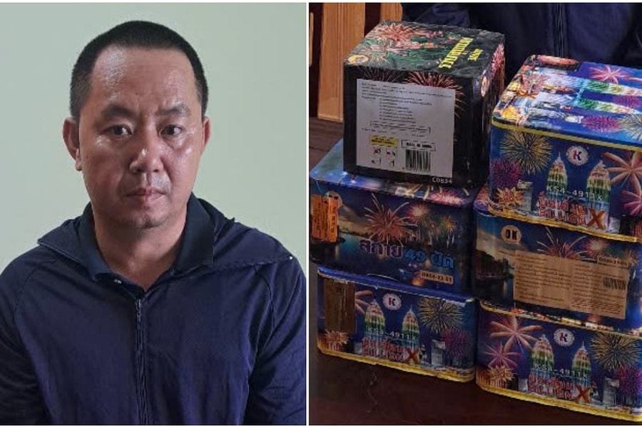 Nghệ An: Bắt phụ xe khách tàng trữ pháo