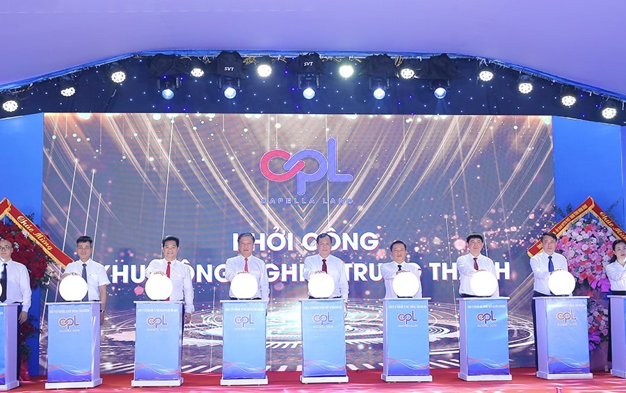 Ninh Bình: Khởi công dự án Đầu tư xây dựng hạ tầng Khu công nghiệp Trung Thành hơn 1.650 tỷ đồng