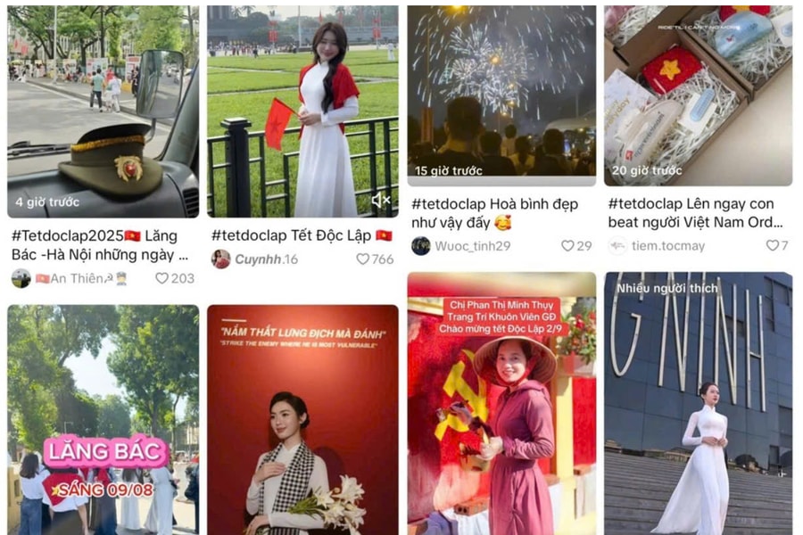 Hơn 8.400 video của chiến dịch 'Tôi yêu Tổ quốc tôi' lan tỏa lòng tự hào dân tộc trên TikTok
