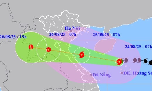 Bão số 5 áp sát Nghệ An - Hà Tĩnh, gió giật cấp 15