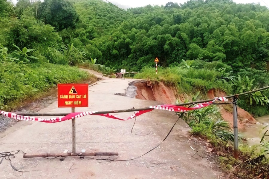 Thanh Hóa: Di dời 293 nhân khẩu xã Na Mèo tránh trú bão số 5 đến nơi an toàn