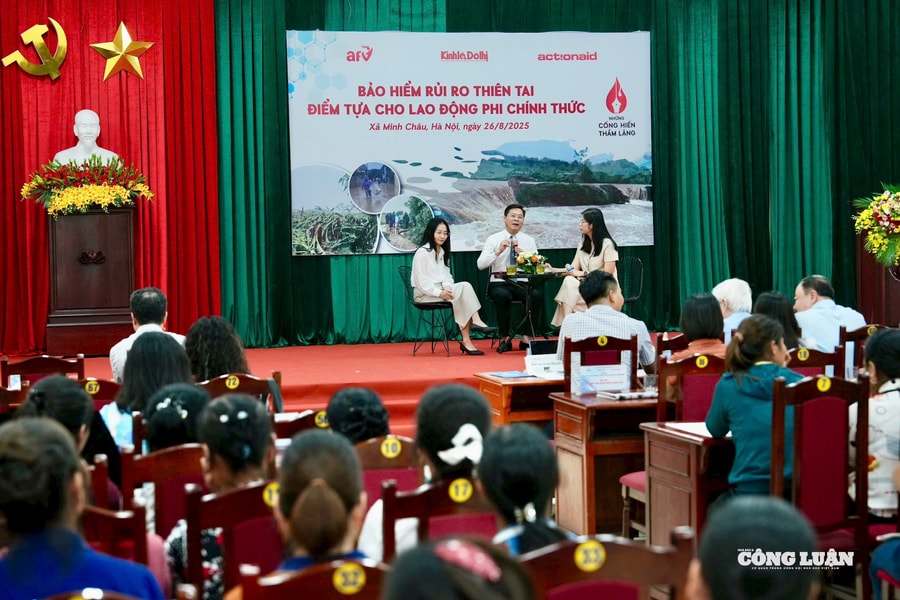 Báo Kinh tế & Đô thị tổ chức tọa đàm, tìm giải pháp bảo hiểm rủi ro thiên tai cho lao động phi chính thức