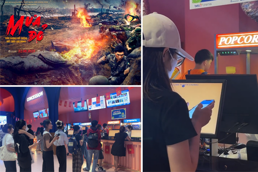 'Mưa đỏ' thu hút đông đảo khán giả trẻ