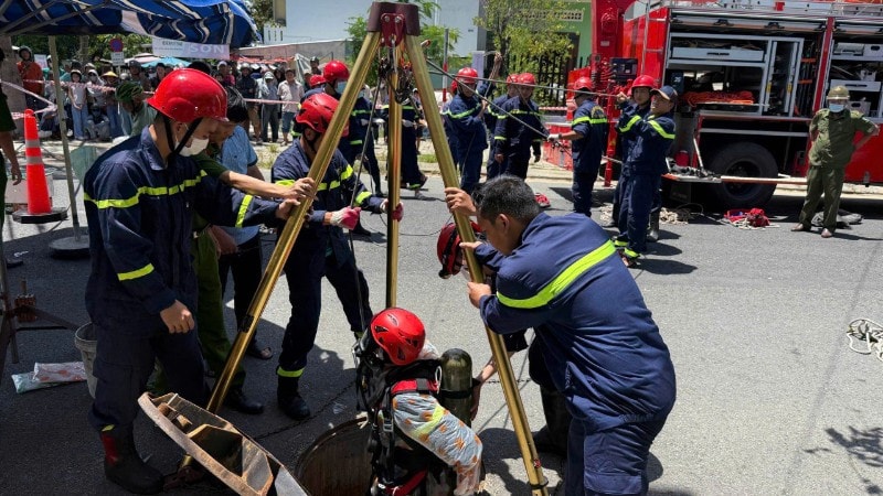 Đà Nẵng: Hai công nhân tử vong khi nạo vét cống thoát nước