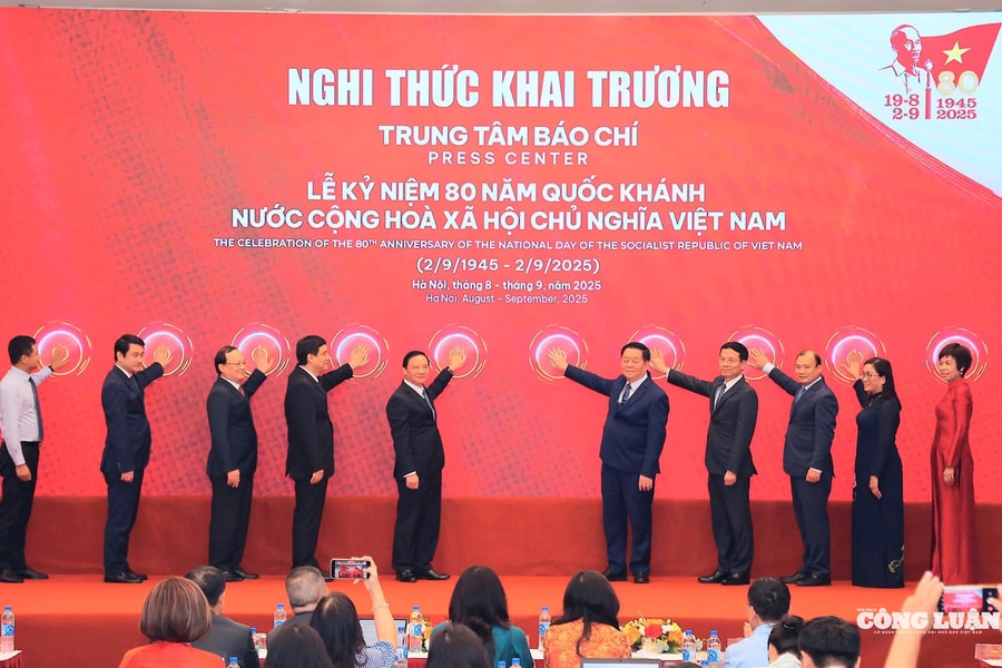 Trung tâm báo chí Lễ kỷ niệm 80 năm Quốc khánh: Nơi hội tụ số lượng phóng viên đông nhất từ trước đến nay