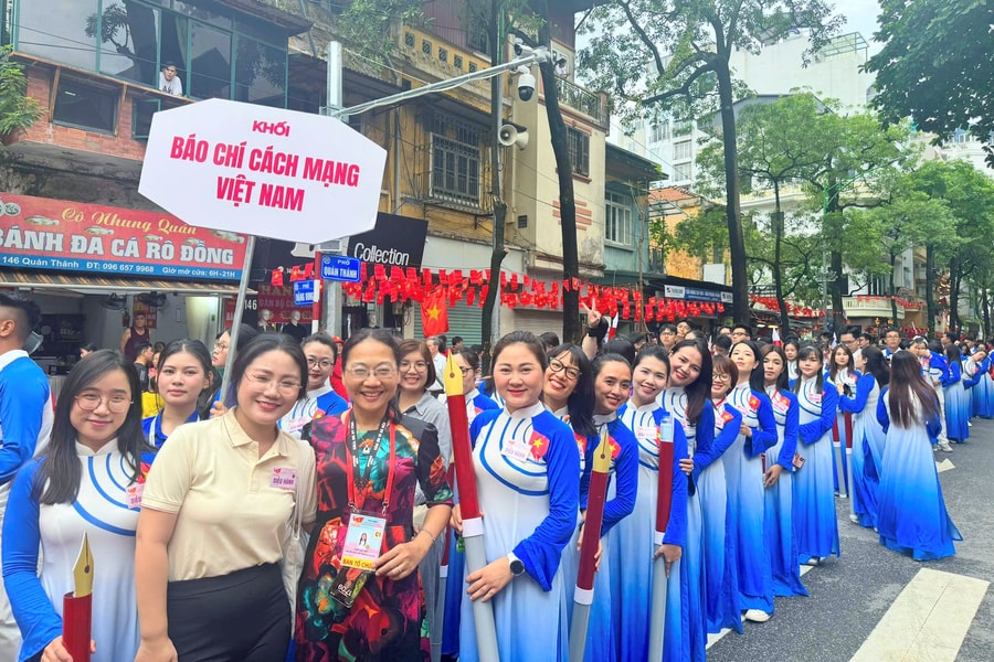 Khối Báo chí Cách mạng Việt Nam sẵn sàng cho sơ duyệt diễu binh, diễu hành mừng 80 năm Quốc khánh