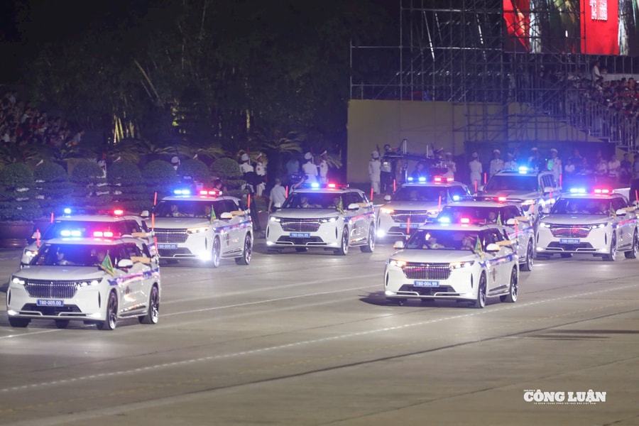 Dấu ấn A80 trên Quảng trường Ba Đình: Đội hình xe đặc chủng Công an nhân dân hiện đại, cơ động